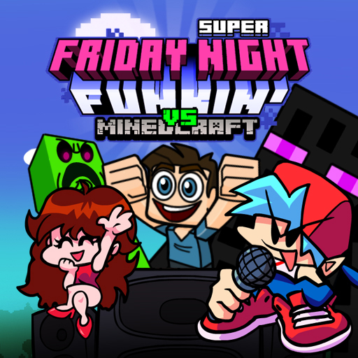 เกมกดตามลูกศรร้องเพลง Super Friday Night Funkin Vs Minecraft