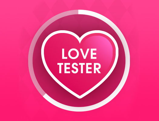 เกมทํานายเนื้อคู่กี่เปอร์เซ็นต์ Love Tester